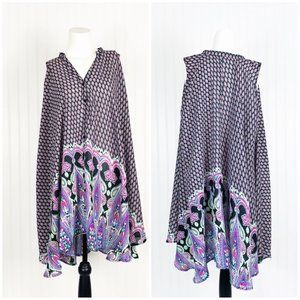 Umgee Paisley Print Tunic Dress